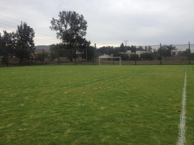  7-a-side soccer field in the field 